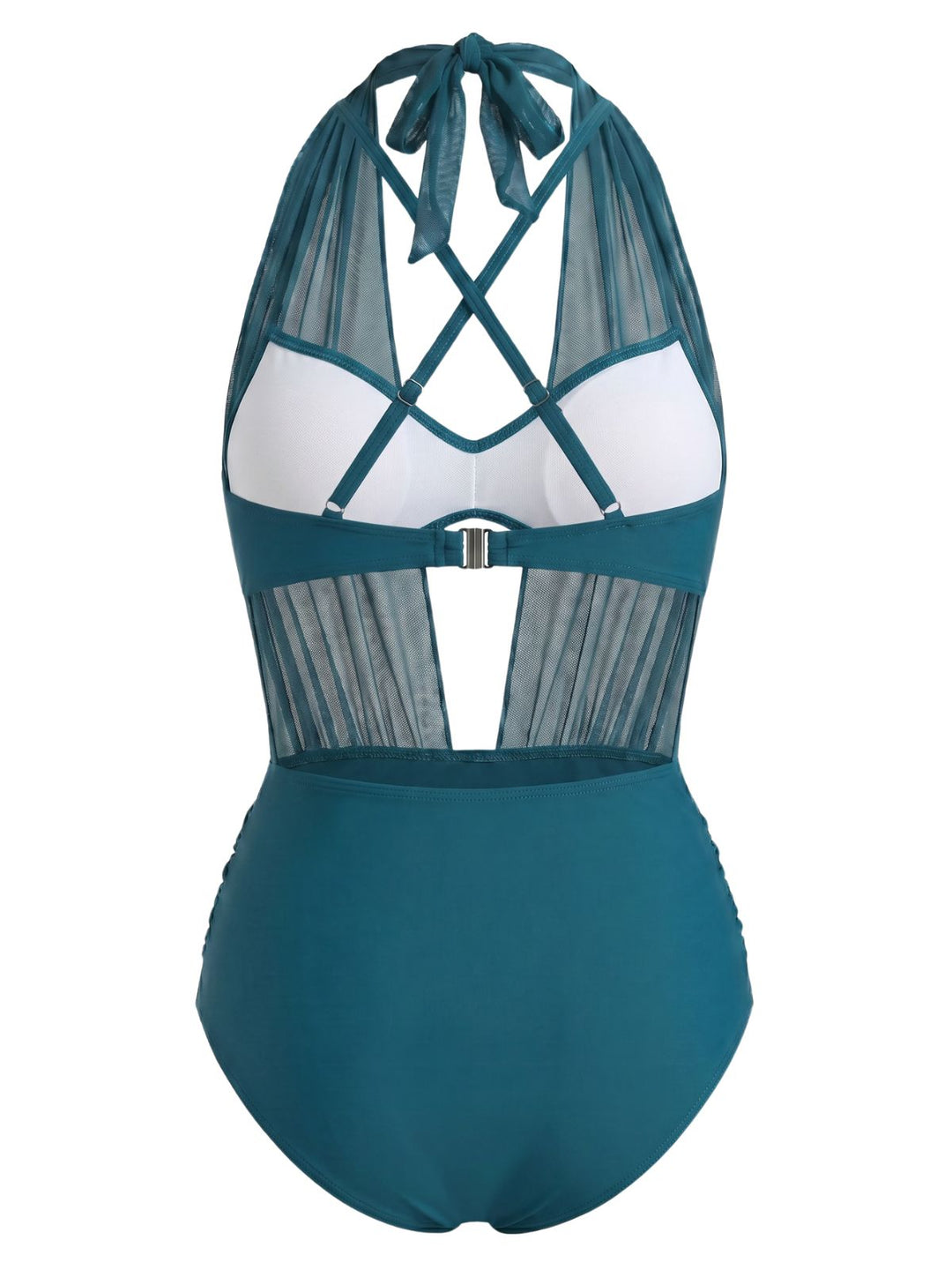 Blue High Waist Beach Bikini Set, vintage swimsuit, swimwear - perfect for women who love vintage and retro fashion