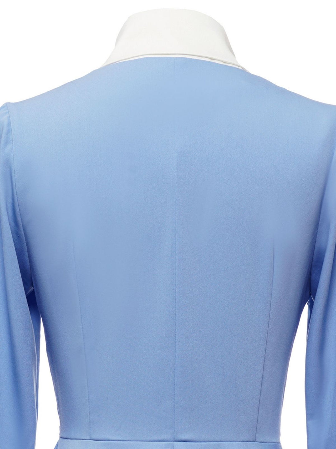 Blue 1950s Solid Button Swing Dress — vintage elegance for the modern woman
