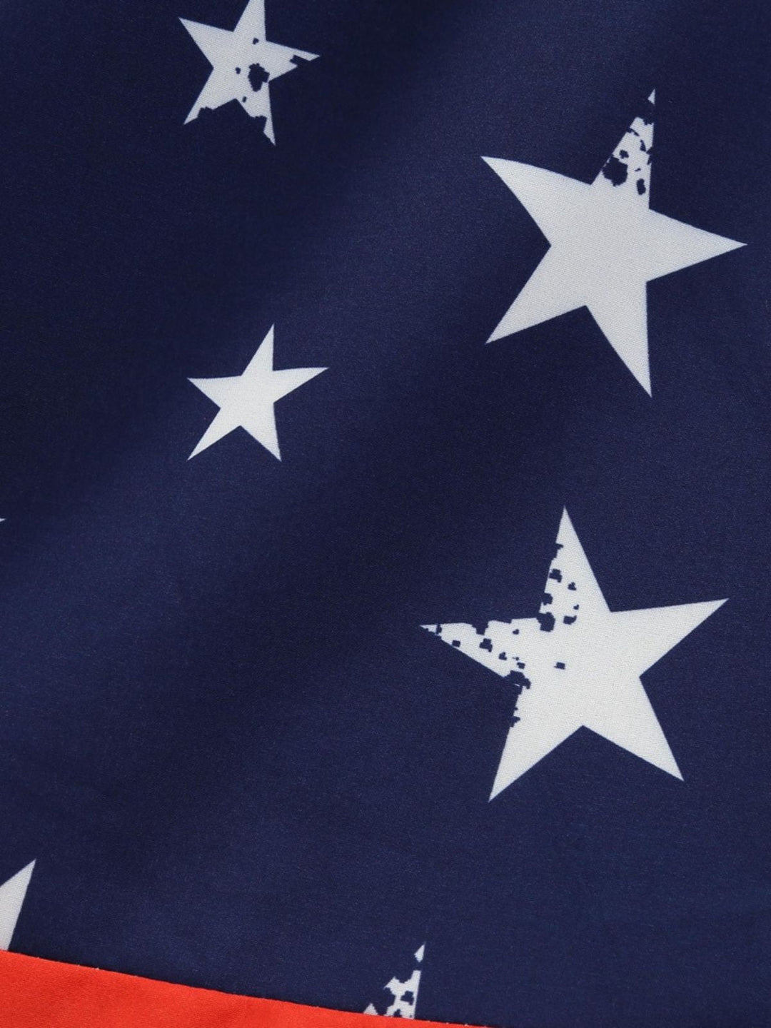 Blue 1950s Stars &amp; Stripes Swing Dress — a 1950s silhouette that turns sidewalks into runways