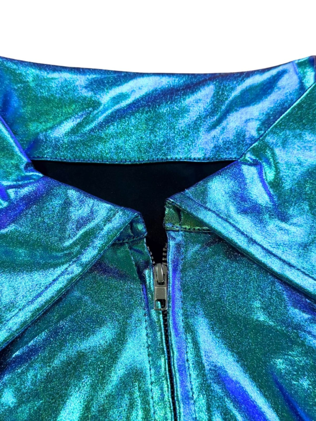 Blue 1960s Belted Patchwork Vintage Jumpsuit 2