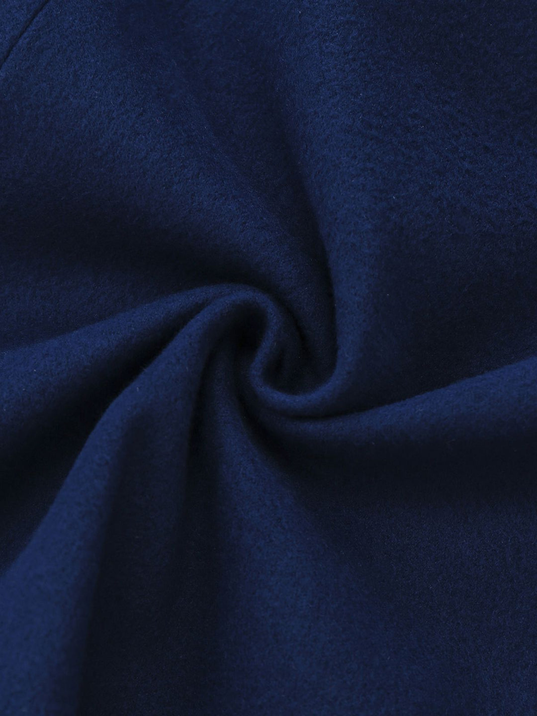 Blue 1960s Faux Fur-Lined Belted Coat - vintage fashion, style
