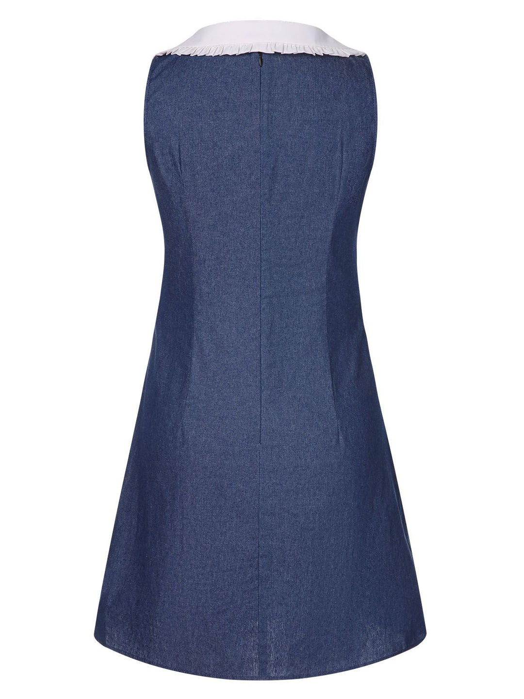 Blue 1960s Peter Pan Collar Denim Dress, vintage dress, retro fashion - perfect for women who love vintage and retro fashion