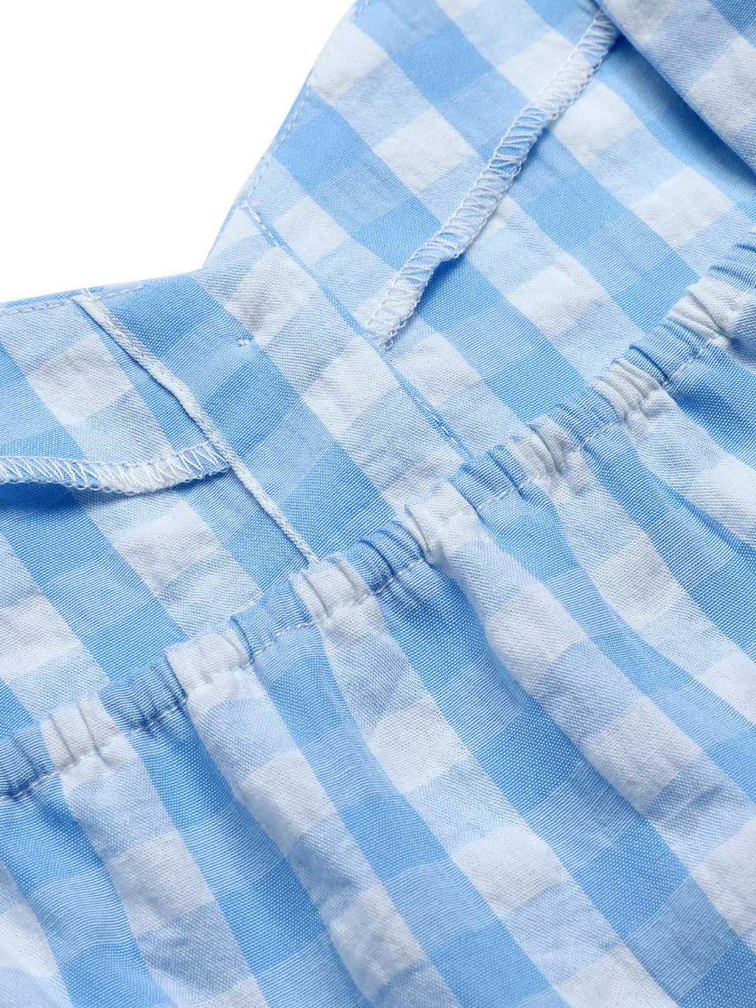 1960s Straps Plaid Ruffled Hem | 1960s | vintage blouse, retro top