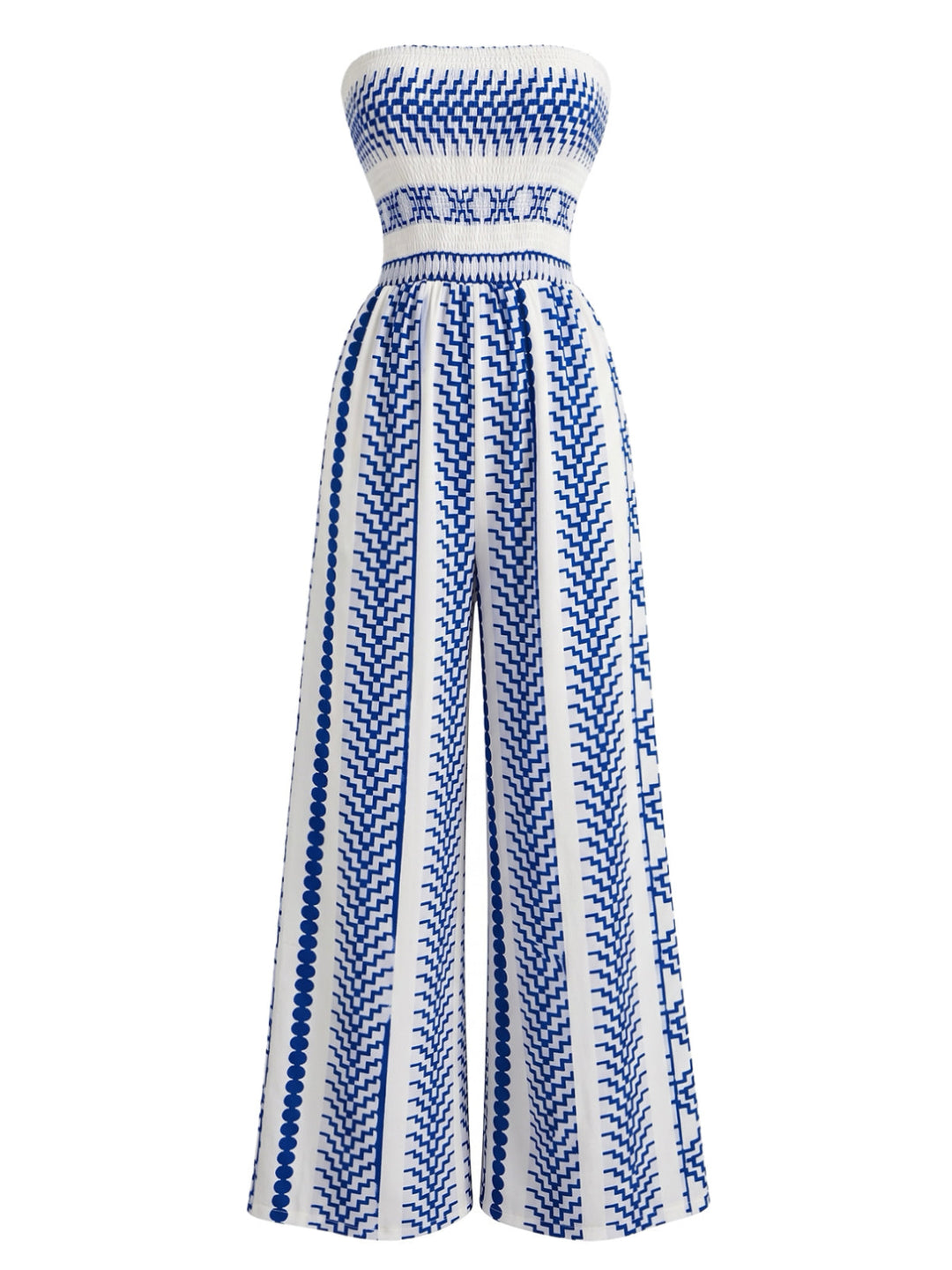 Elegant Blue 1930s Vintage Jumpsuit 2