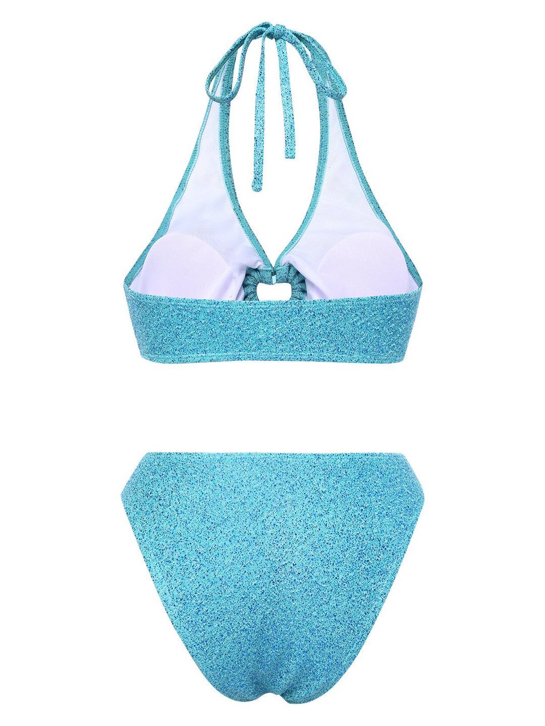 1970s Glitter Heart Hollow Bikini | 1970s | vintage swimsuit, retro beachwear