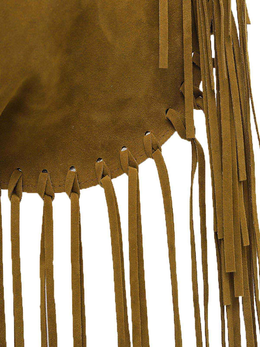 Boho Fringe Suede Hobo Shoulder Bag - vintage fashion, retro style