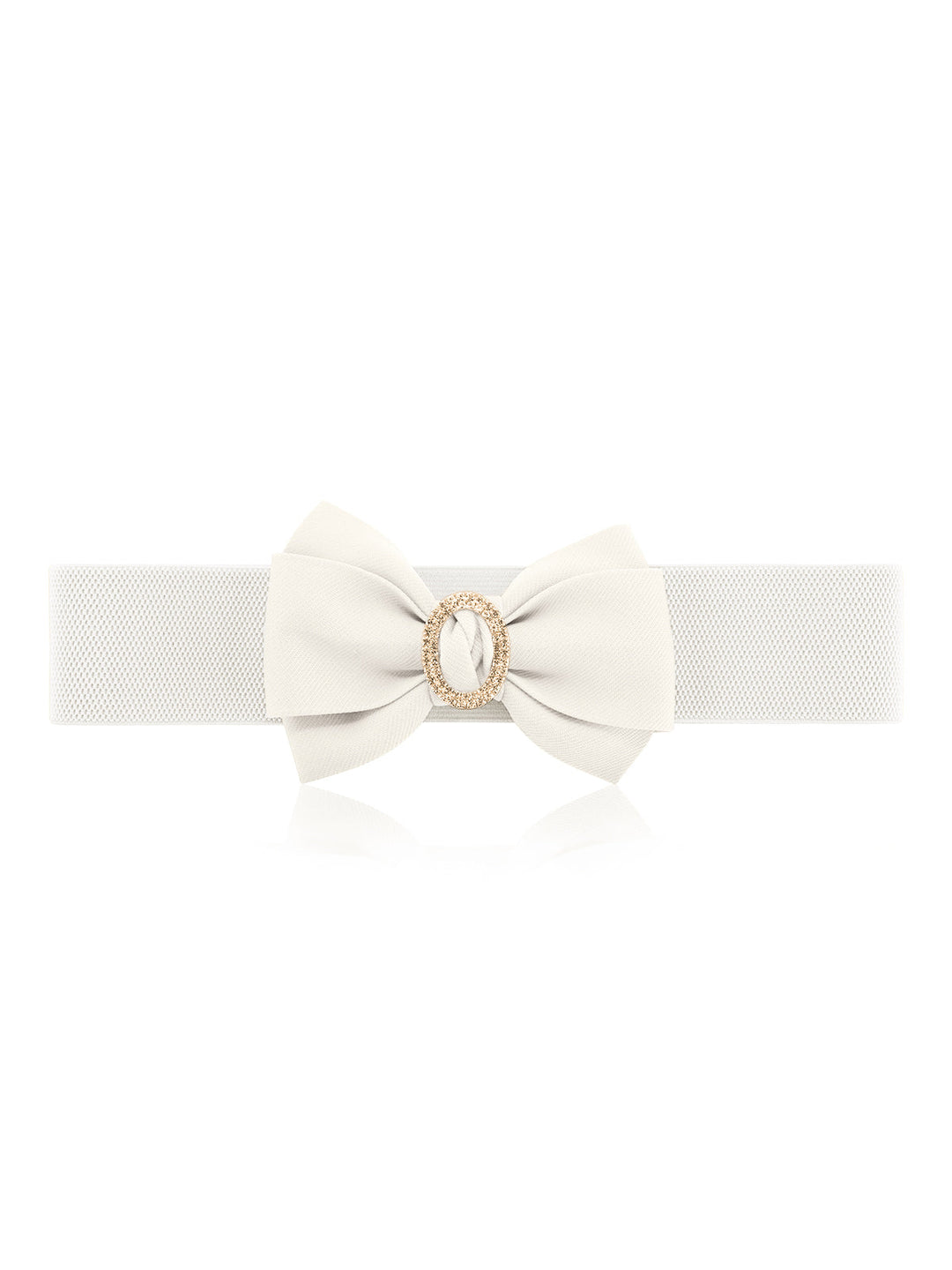 Bow Buckle Elastic Solid Vintage Belt - vintage fashion, retro style