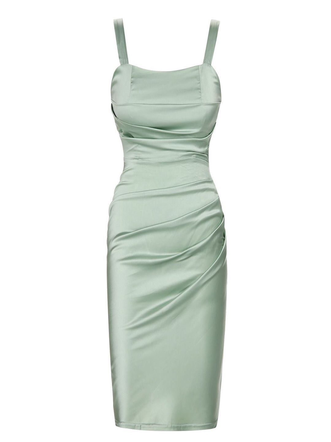 Bright Green 1960s Solid Wrinkle Dress, vintage dress, retro fashion - perfect for women who love vintage and retro fashion