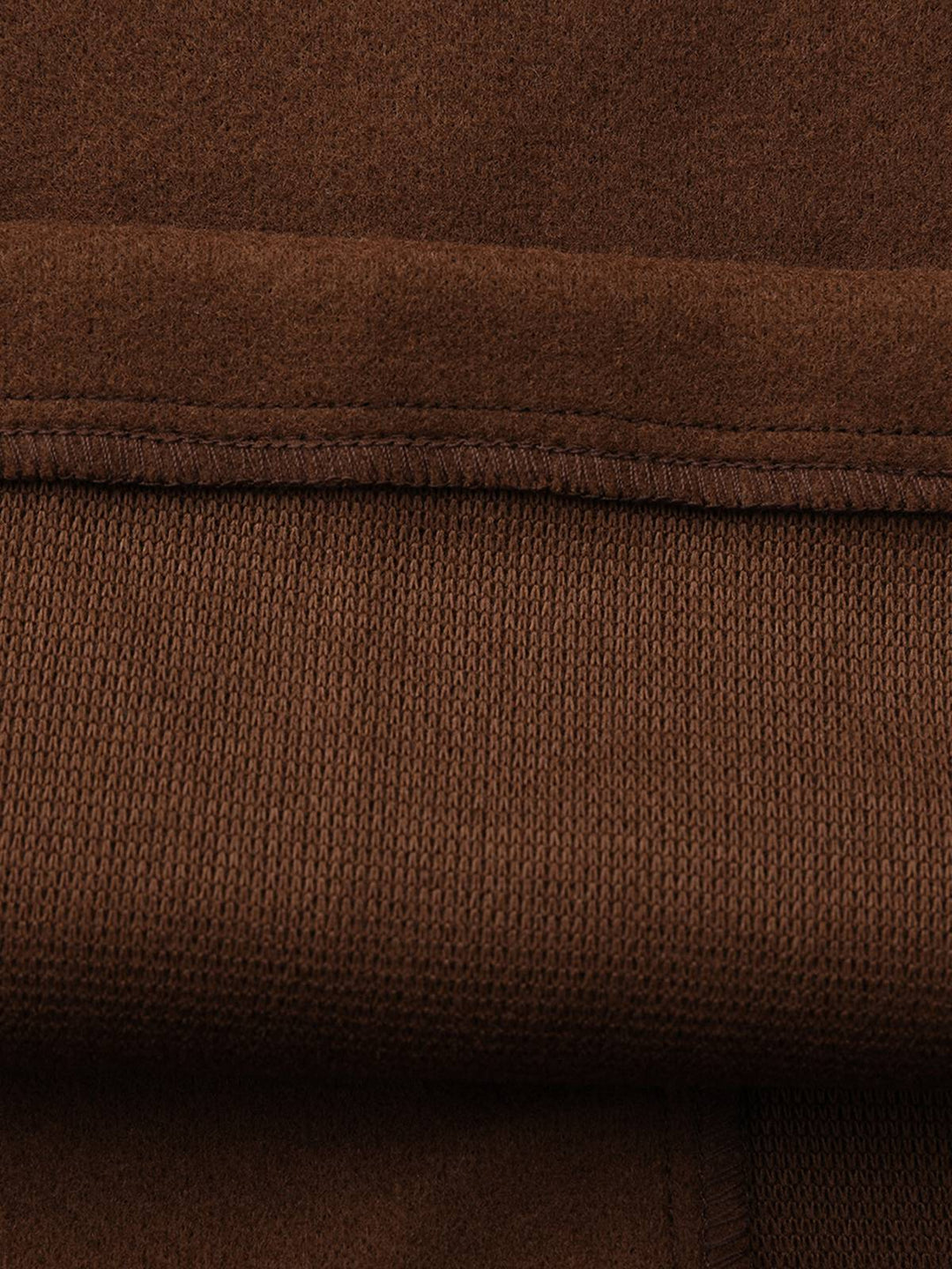 Brown 1930s Notched Collar Faux-Wool Long Coat - vintage fashion, style