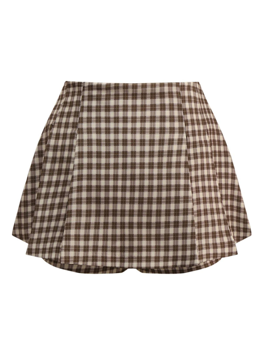 [Pre-Sale] 2PCS 1950s Shawl Collar Vest &amp; Plaids Pleated Skirt - vintage skirt, retro style for vintage lovers