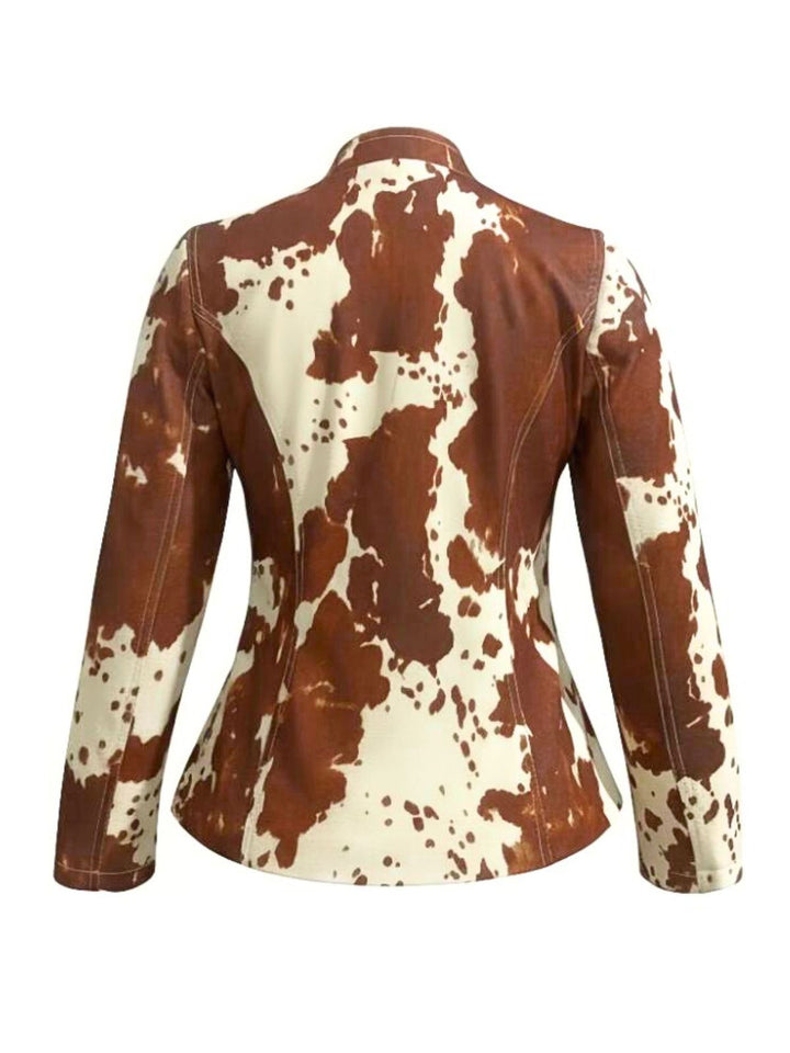 Brown 1970s Western Cowgirl Buttoned Jacket - vintage fashion, style