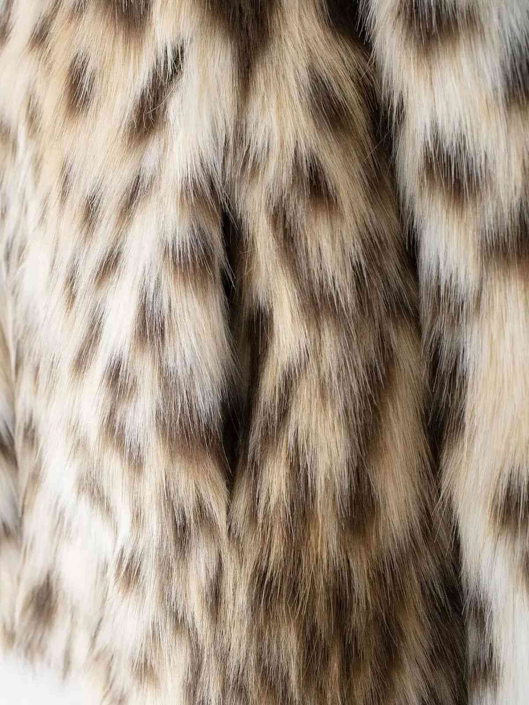 Brown 1980s Leopard Print Faux Fur Coat - vintage fashion, style