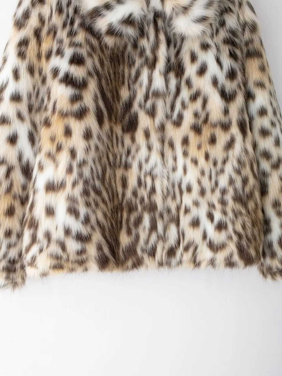Brown 1980s Leopard Print Faux Fur Coat - vintage fashion, style