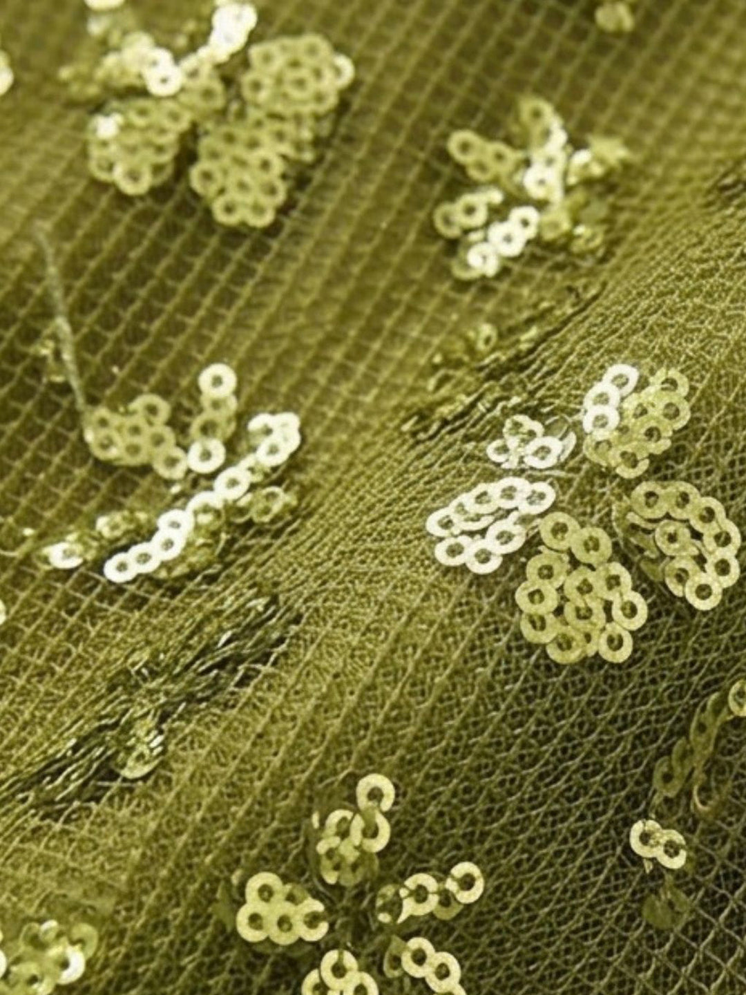 Chartreuse 1960s Sequined Evening Party Mini Dress | vintage dress, retro fashion, elegant style - perfect for retro fashion enthusiasts