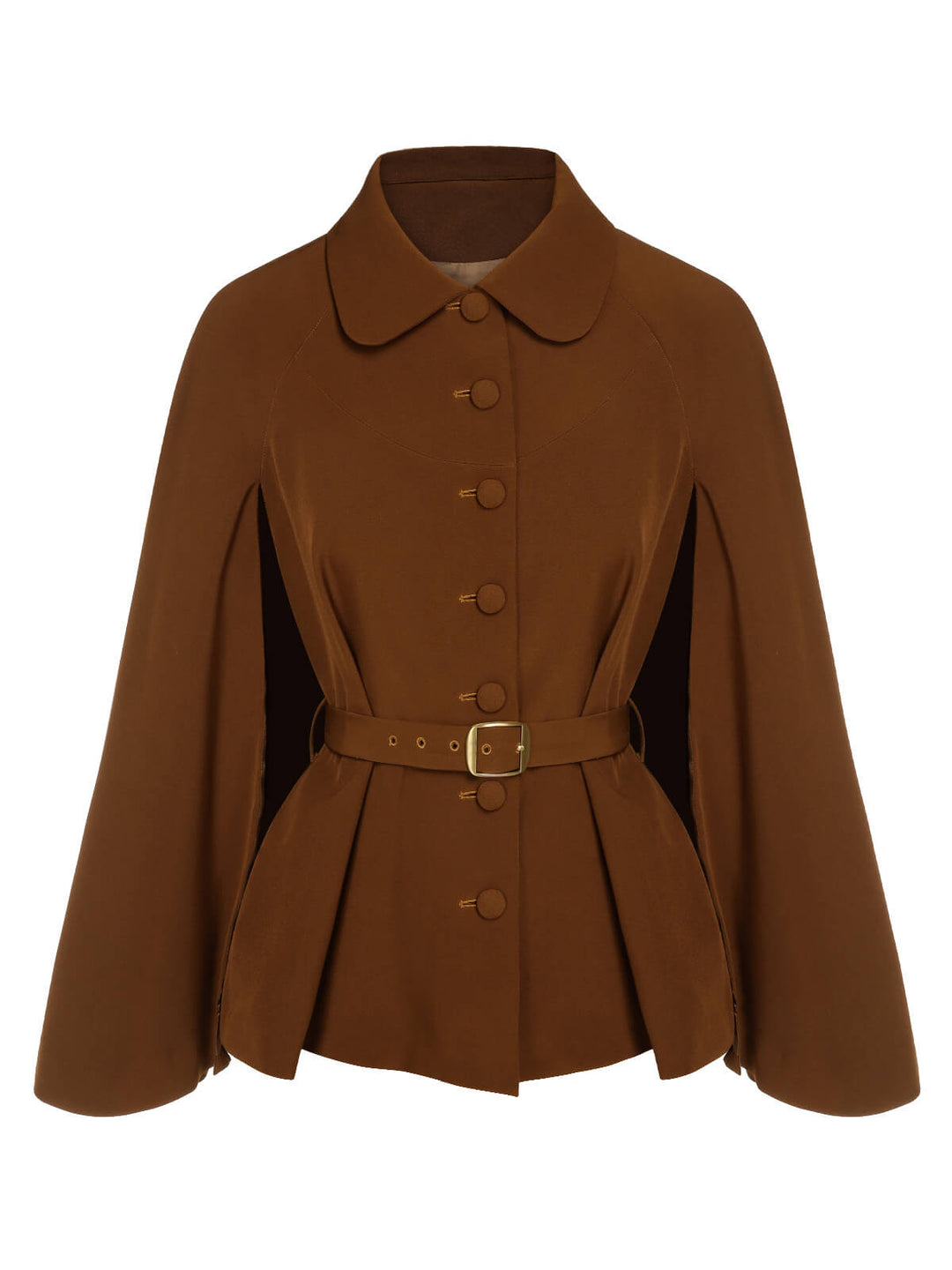 Color 1940s Lapel Cape Coat | 1940s | vintage outerwear, jacket