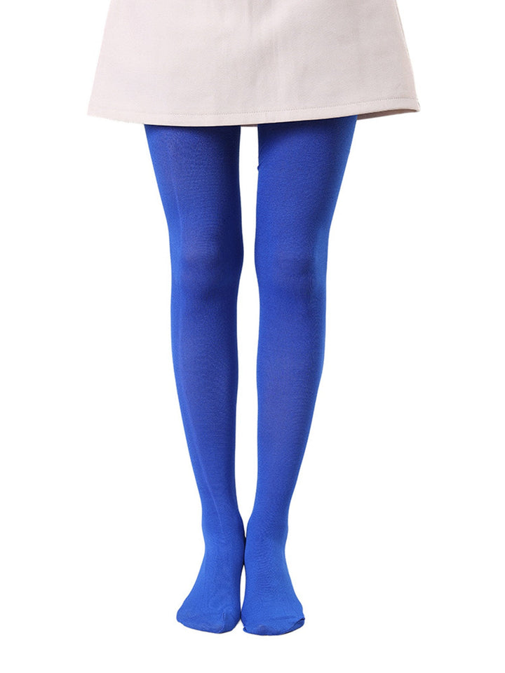 Colored Full Footed Tights Pantyhose - vintage fashion, retro style, elegant red