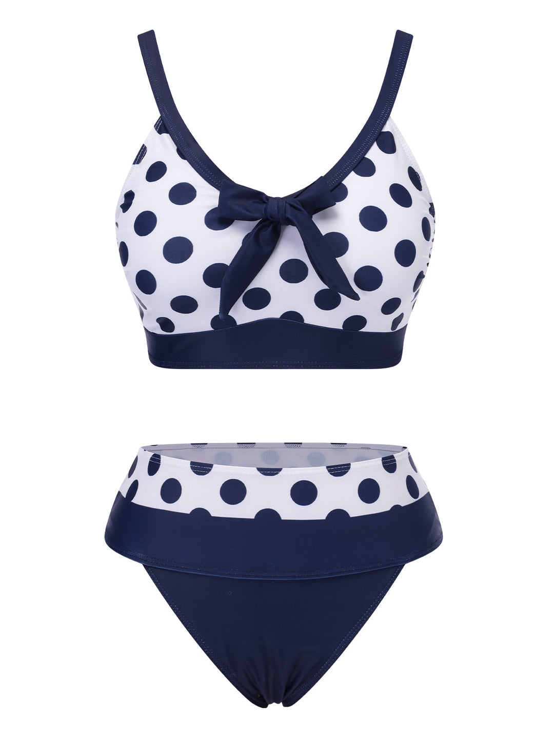 1950s Polka Dot Bow Patchwork | 1950s | vintage swimsuit, retro beachwear