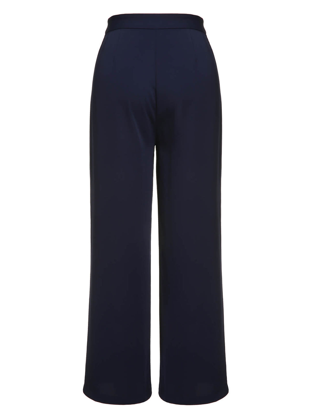 Dark Blue 1950s Solid Button Straight Pants, vintage fashion, style - perfect for women who love vintage and fashion