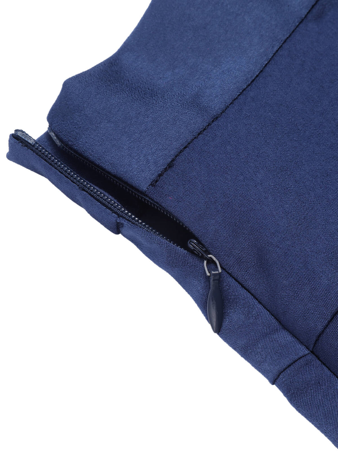 Dark Blue 1950s Solid High-Waist Pleated Skirt, vintage skirt, retro style - perfect for women who love vintage and retro fashion