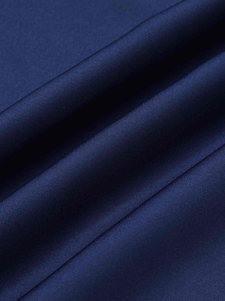 Dark Blue 1950s Solid High-Waist Pleated Skirt, vintage skirt, retro style - perfect for women who love vintage and retro fashion