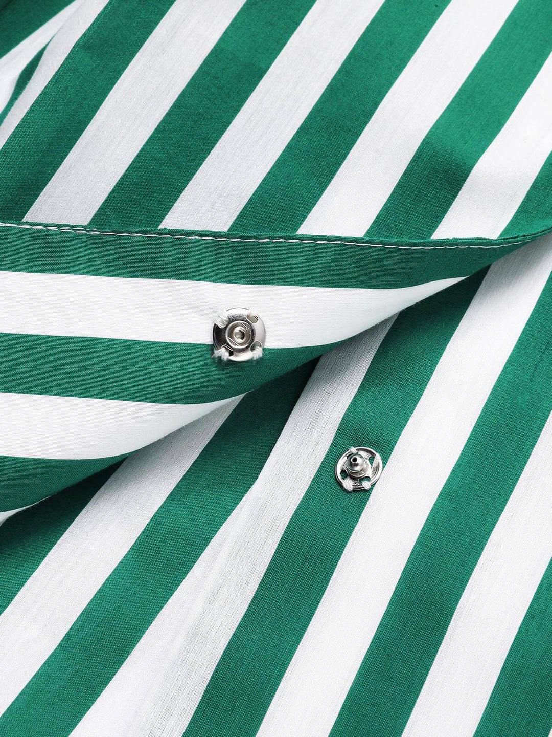 Dark Green 1950s Tie Neck Striped Dress, vintage dress, retro fashion, rockabilly, pin-up fashion - perfect for women who love vintage and retro fashion