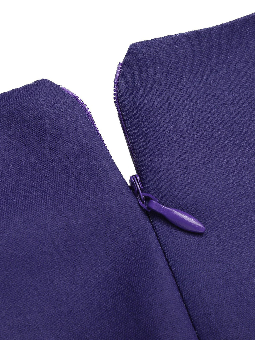 Deep Purple 1950s Halloween V-Neck Swing Dress, vintage dress, retro fashion, rockabilly, pin-up fashion - perfect for women who love vintage and retro fashion