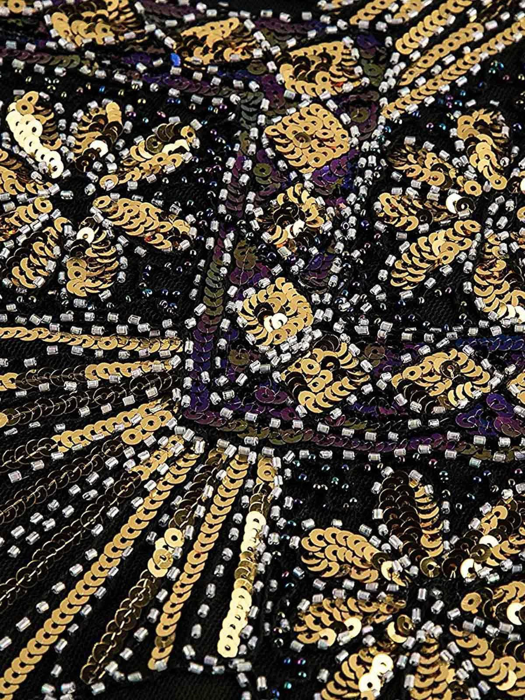 Gold 1920s Sequined Flapper Dress: timeless style reimagined