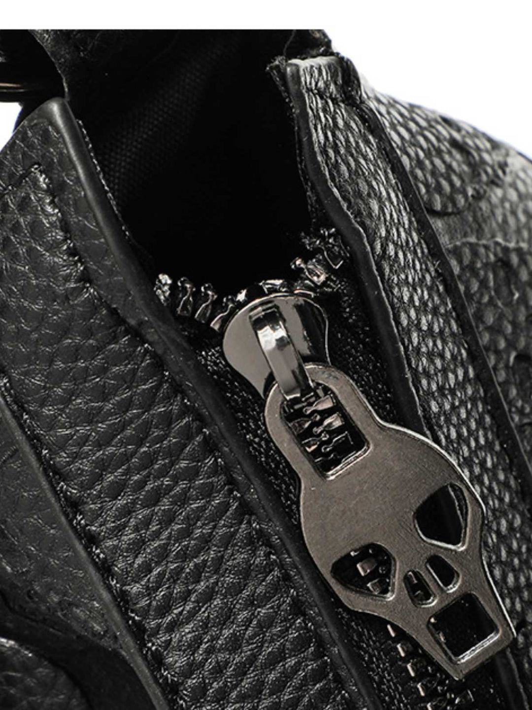 Gothic Skull Studded Chain Hobo Bag - vintage fashion, retro style