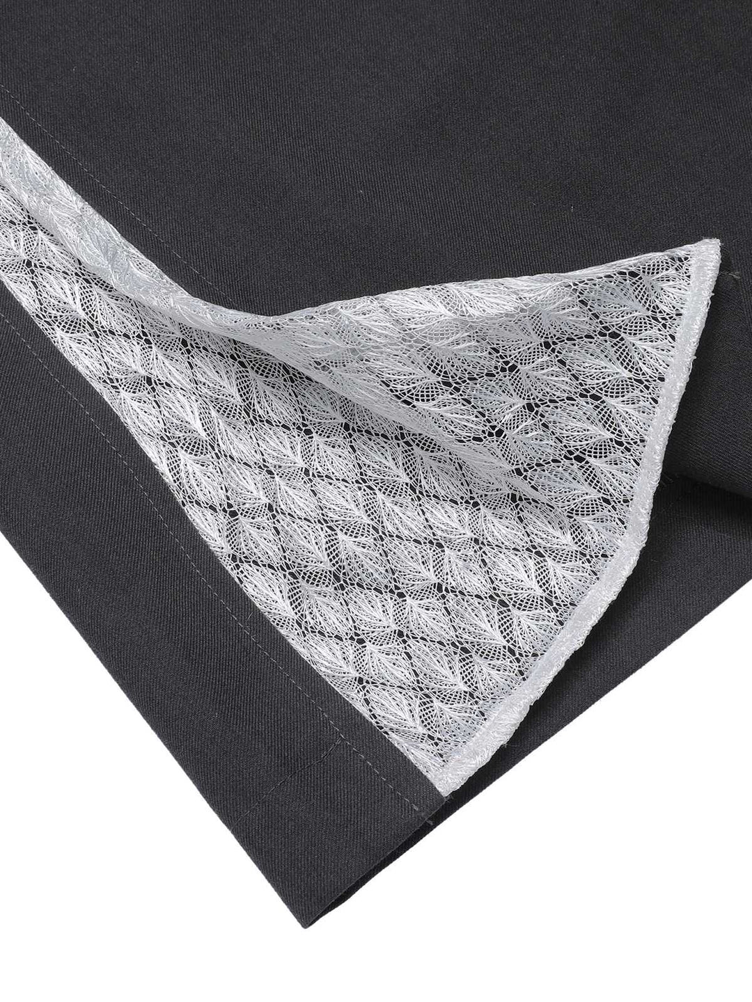 Gray 1940s V-Neck Lapel Lace-Patchwork Jumpsuit, vintage romper, retro jumpsuit - perfect for women who love vintage and retro fashion
