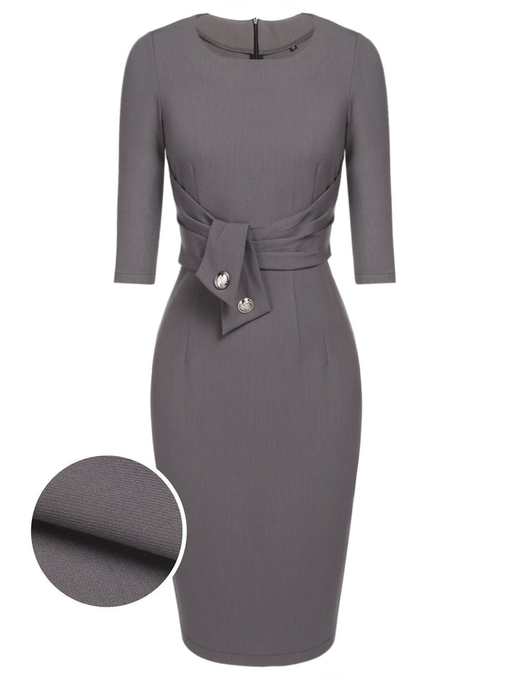 1960s Belt Solid Pencil Dress | 1960s | vintage dress, retro fashion