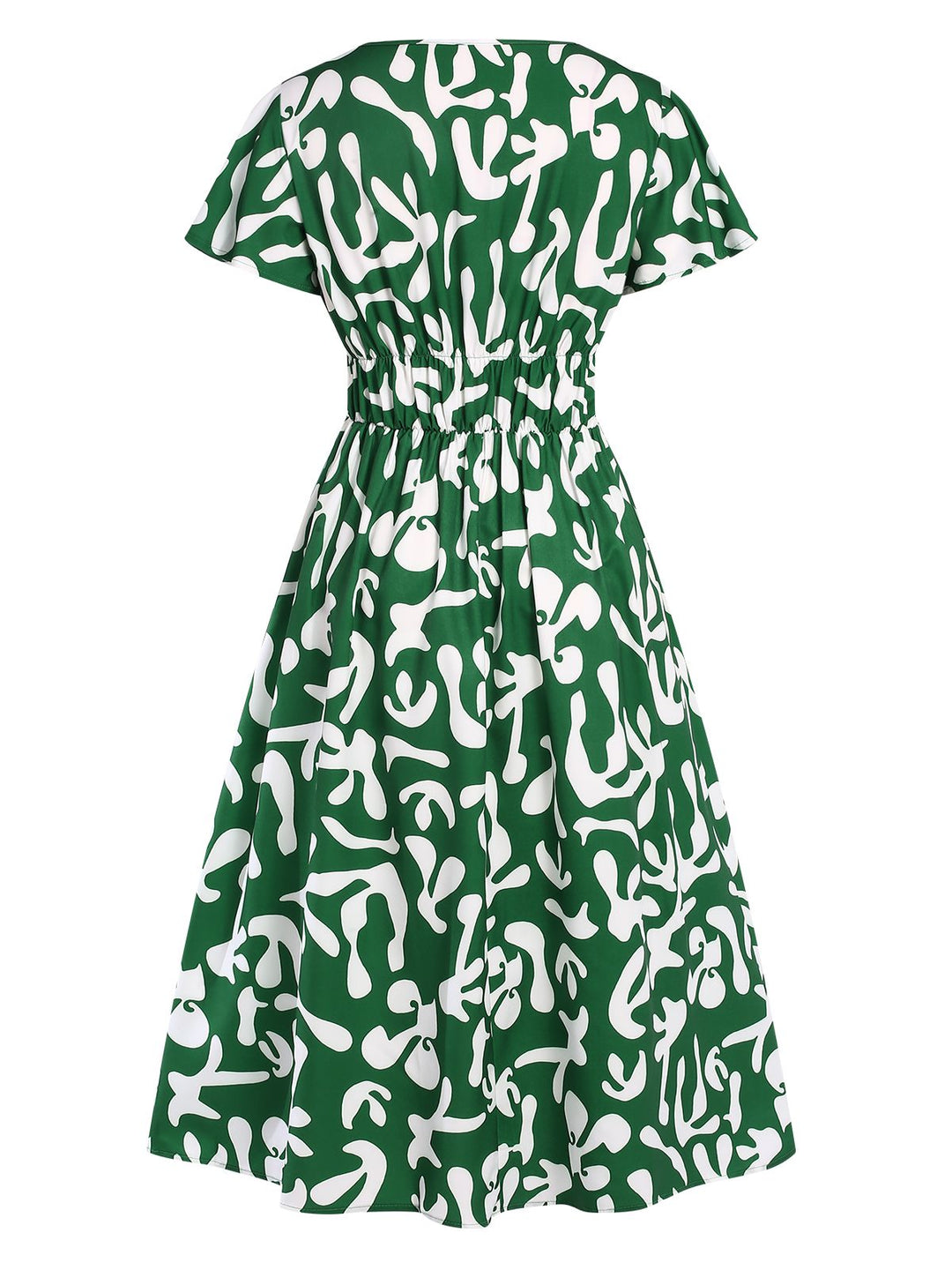 Green 1940s Colorblock Cap Dress, vintage dress, retro fashion - perfect for women who love vintage and retro fashion