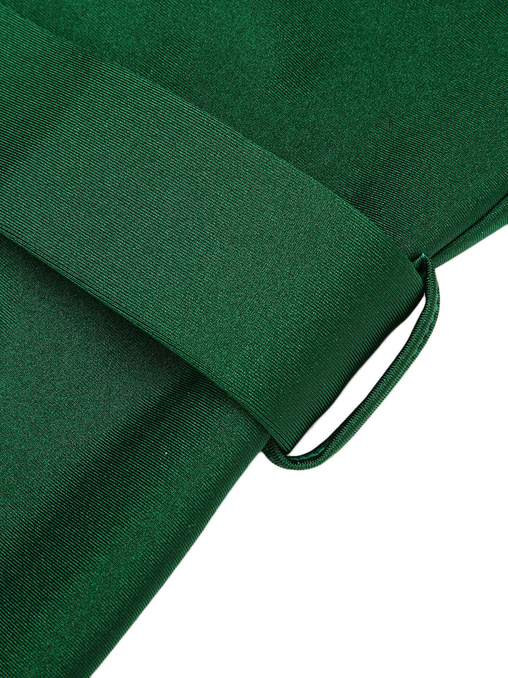 Green Sleeveless Backless Halter Swimsuit, vintage swimsuit, swimwear - perfect for women who love vintage and retro fashion