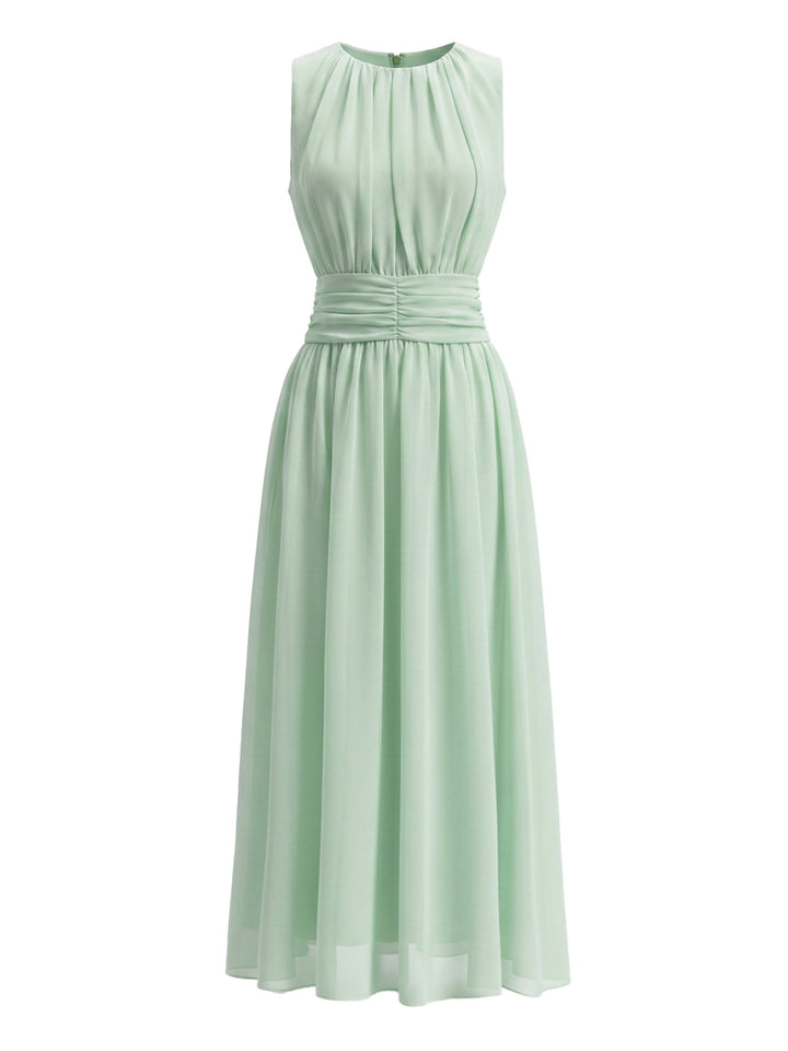 Elegant Pale Green 1940s Vintage Dress 3