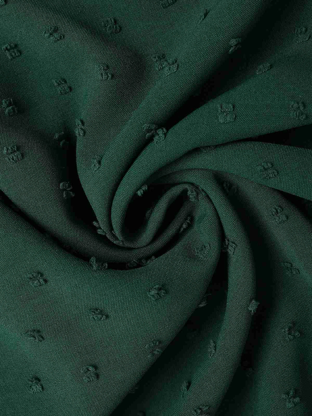 Green 1940s Solid Textured Bow Collar Dress, vintage dress, retro fashion - perfect for women who love vintage and retro fashion