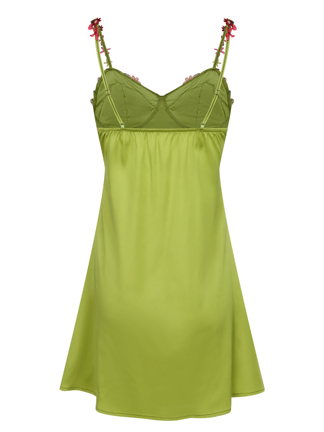 Green 3D Floral Suspender Sleepwear, vintage fashion, retro style - perfect for women who love vintage and retro fashion