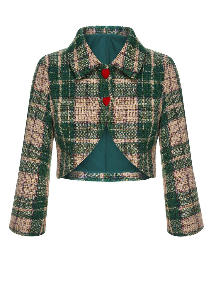 1950s Lapel Scottish Plaid Jacket | 1950s | vintage outerwear, jacket
