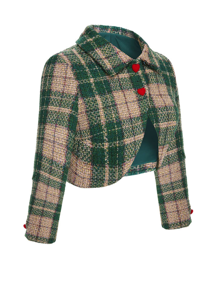 1950s Lapel Scottish Plaid Jacket | 1950s | vintage outerwear, jacket