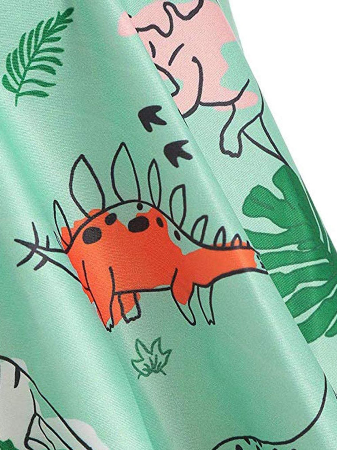 Green Retro Dinosaur Tankini Set - vintage fashion, retro style