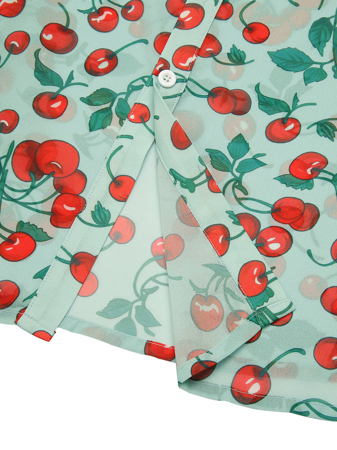 This Green 1950s Romper &amp; Cherry Skirt spins 1950s stories with every step