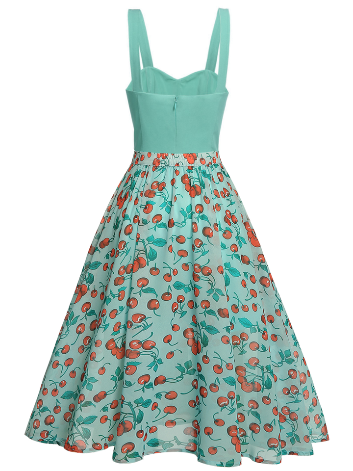 Green 1950s Romper &amp; Cherry Skirt: timeless style reimagined