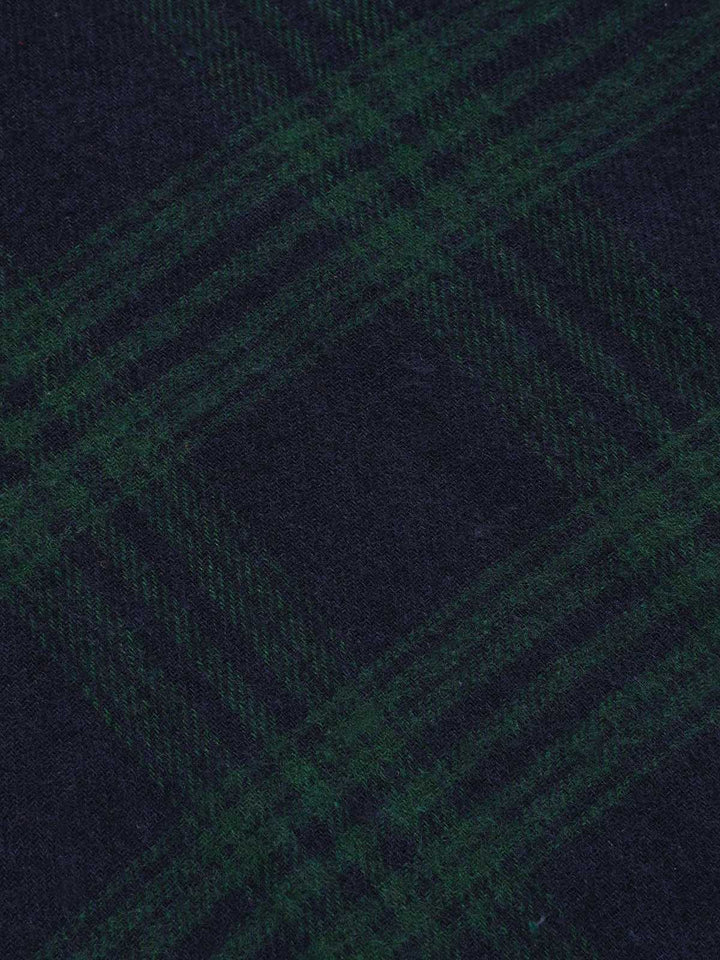 Green 1950s Tie Neck Plaids Patchwork Dress, vintage dress, retro fashion, rockabilly, pin-up fashion - perfect for women who love vintage and retro fashion