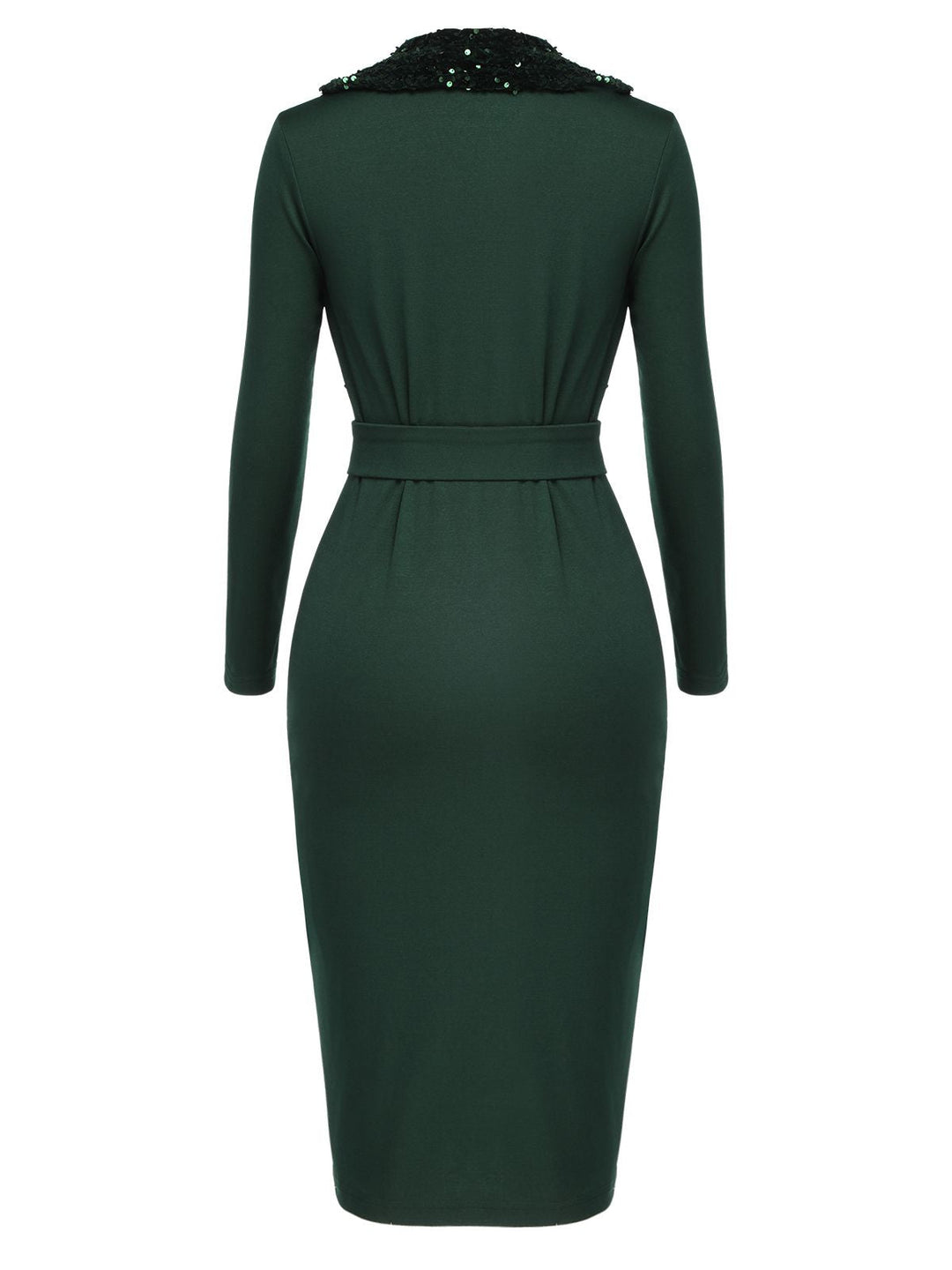 Green 1960s Glitter Patchwork Belted Dress, vintage dress, retro fashion - perfect for women who love vintage and retro fashion