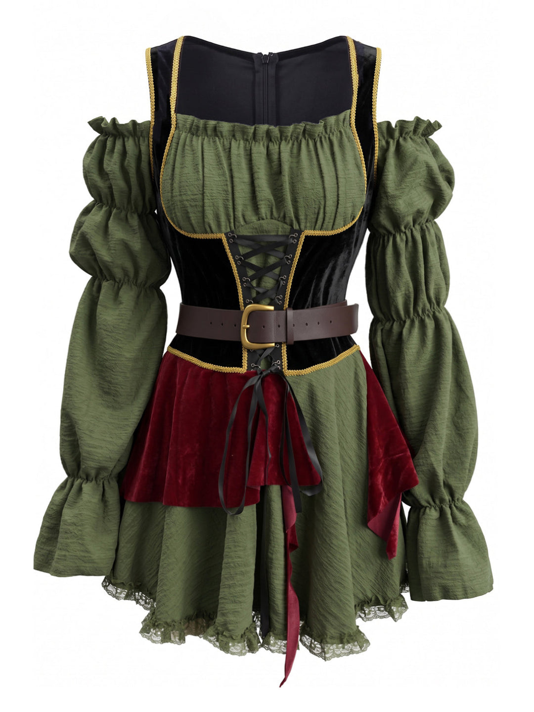 Green Vintage Dress 2