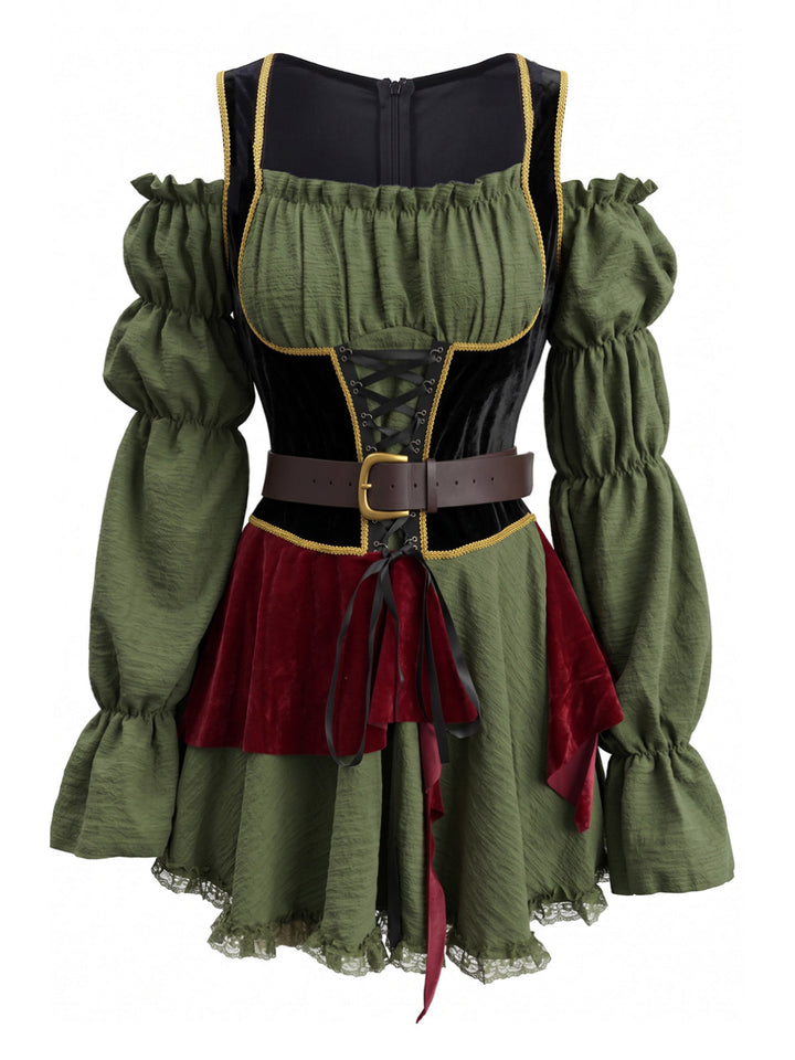 Green Vintage Dress 2