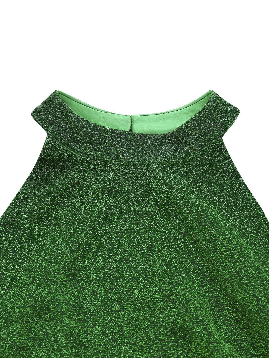 Green 1980s Solid Sparkly Mock Mesh Jumpsuit - vintage jumpsuit, retro fashion