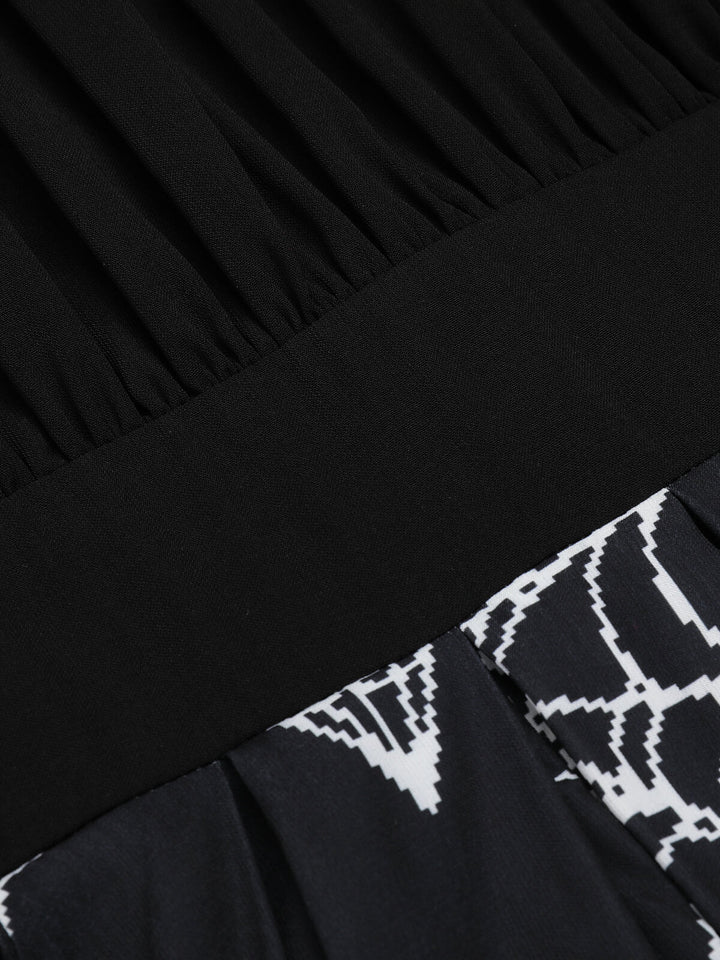Halloween Gothic Spider Web Swing Dress: timeless style reimagined