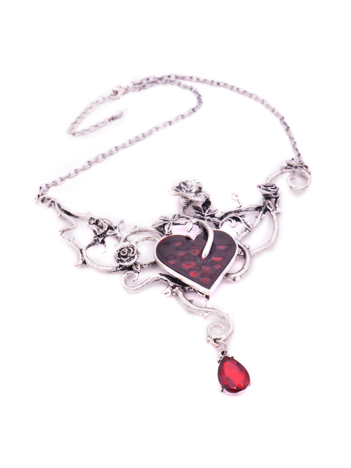Halloween Heart Alloy Vintage Necklace — vintage elegance for the modern woman