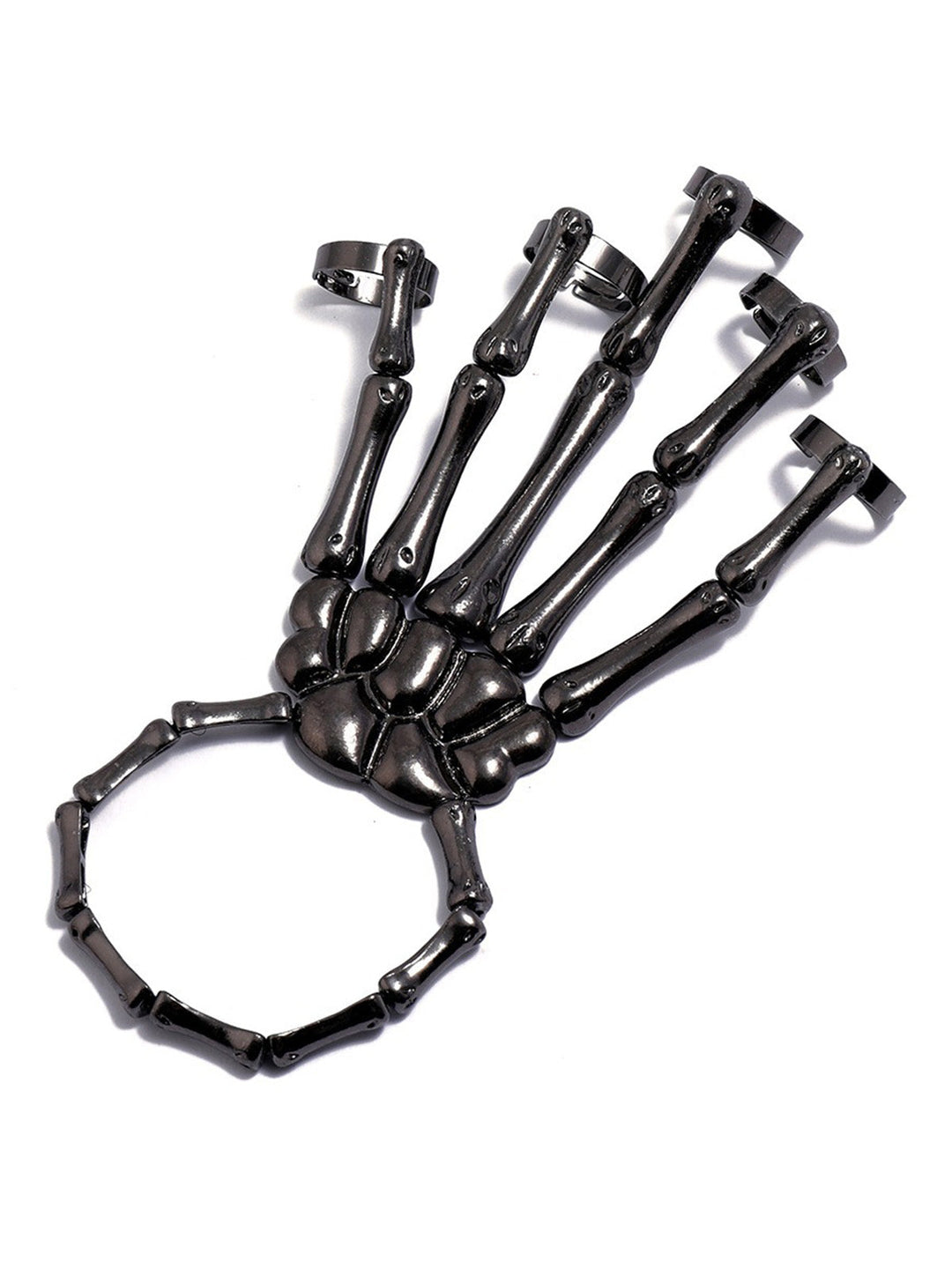 Halloween Punk Skull Ring Bracelet: timeless style reimagined