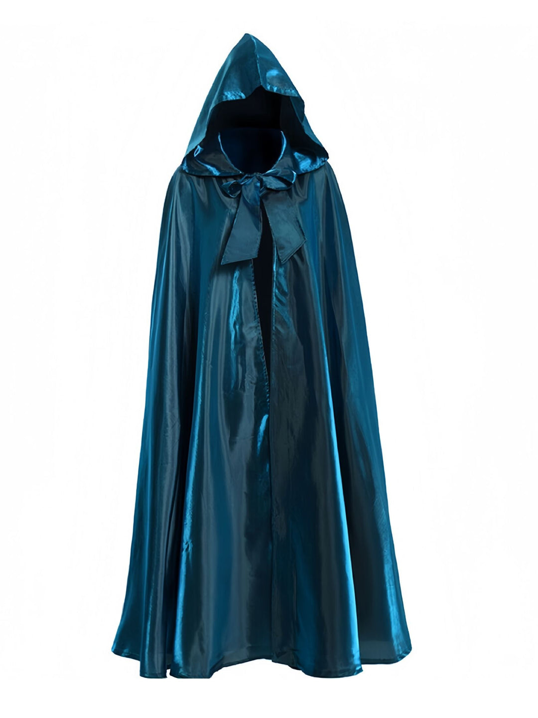 Halloween Solid Tie Hooded Cape Cloak - vintage fashion, retro style
