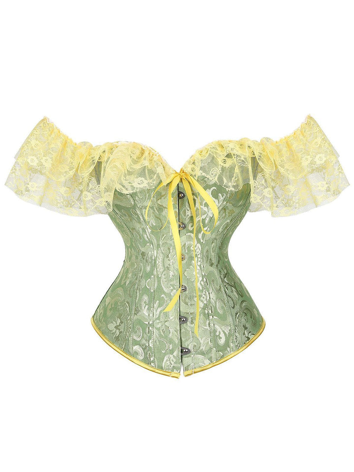 Halloween Steampunk Lace Gothic Corset: timeless style reimagined